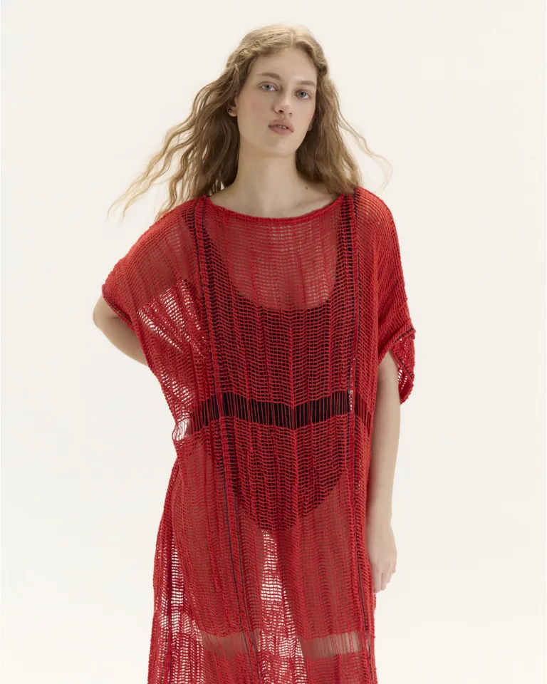 Vestido galapago largo de estilo relajado y diseño exclusivo de Blue Sheep en Vestidos para argentina