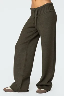 Pantalón tejido recto de Edikted en Pantalones para argentina