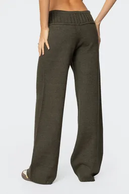 Pantalón tejido recto de Edikted en Pantalones para argentina
