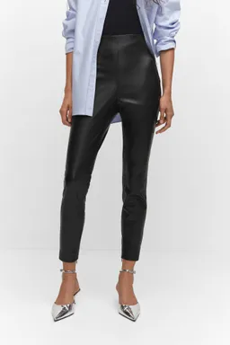 Leggings efecto piel aberturas de Mango en Pantalones para argentina