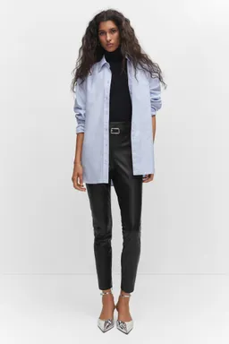 Leggings efecto piel aberturas de Mango en Pantalones para argentina