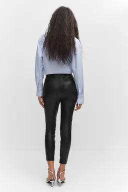Leggings efecto piel aberturas de Mango en Pantalones para argentina