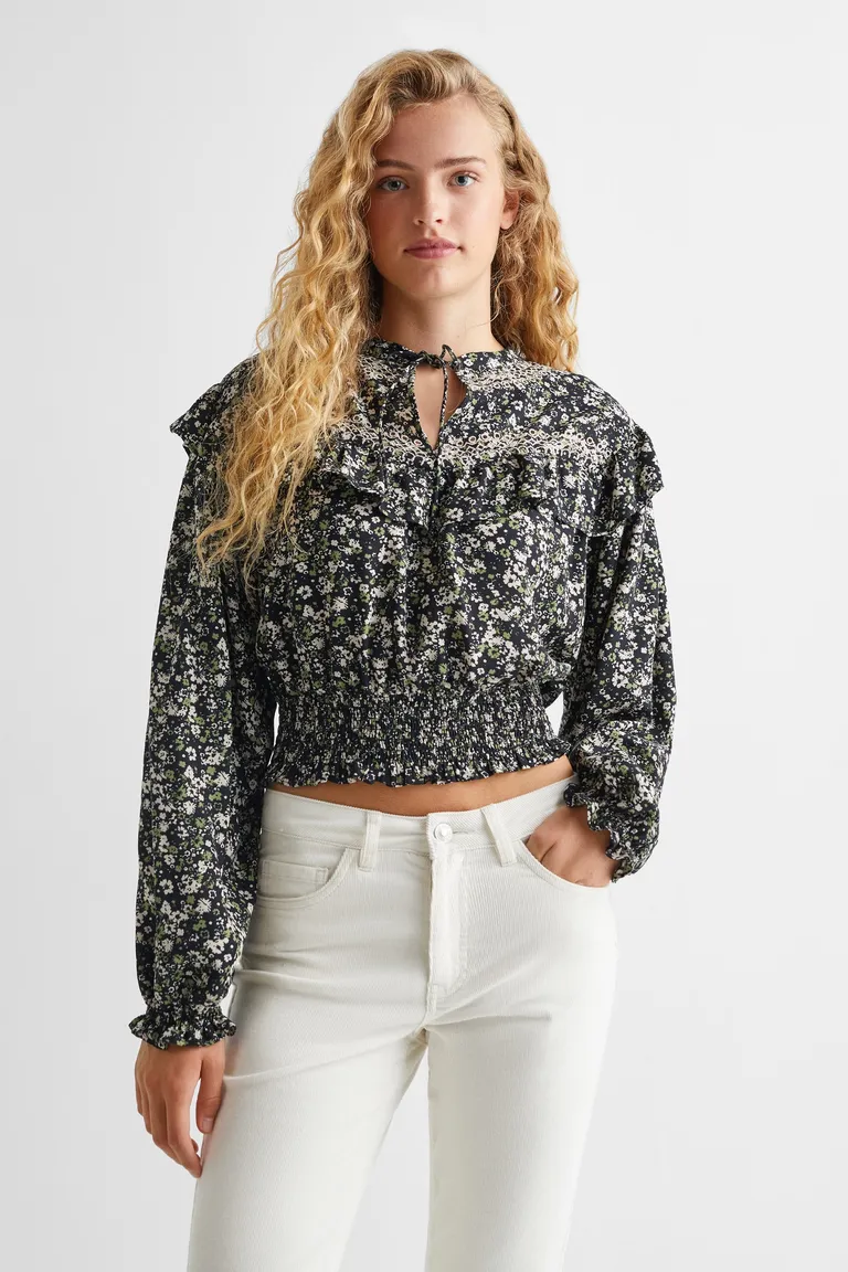 Pantalón recto micropana de Mango Teen en Pantalones para argentina