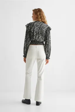 Pantalón recto micropana de Mango Teen en Pantalones para argentina