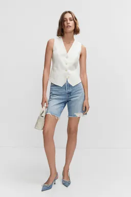 Bermudas jean rotas de Mango en Shorts para argentina