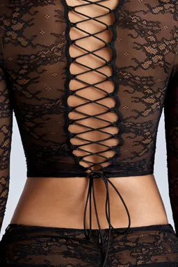 Top encaje manga larga de Oh Polly en Tops para argentina