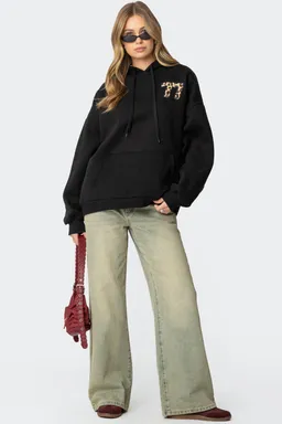 Buzo oversize leopard de Edikted en Buzos y Sweaters para argentina