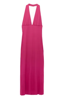 Vestido midi escote pico poliamida de Pull&Bear en Vestidos para argentina