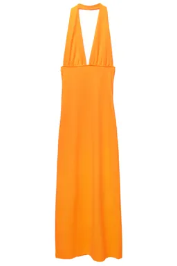 Vestido midi escote pico poliamida de Pull&Bear en Vestidos para argentina