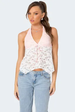 Top halter esme encaje de Edikted en Tops para argentina