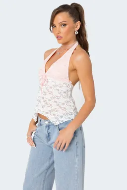 Top halter esme encaje de Edikted en Tops para argentina