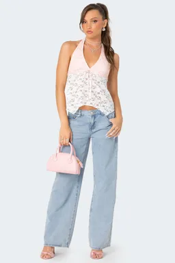 Top halter esme encaje de Edikted en Tops para argentina