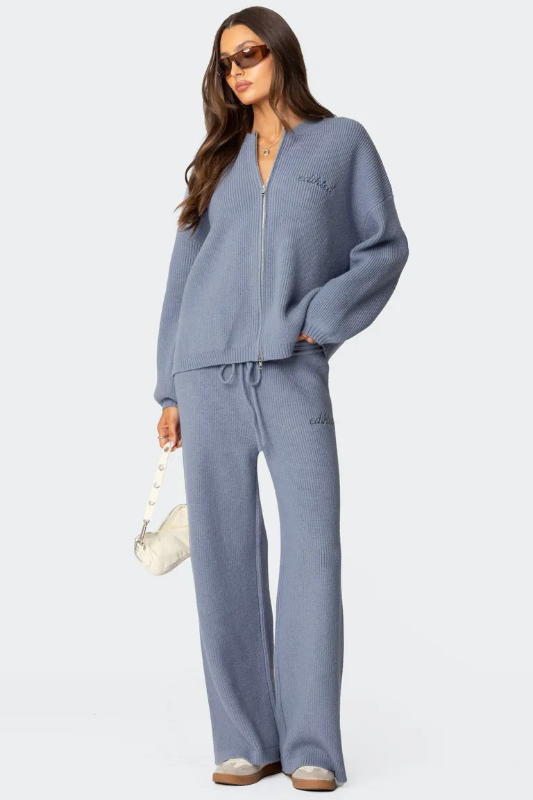 Pantalón buzo kris acanalado de Edikted en Pantalones para argentina
