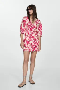 Vestido cruzado estampado floral de Mango en Vestidos para argentina