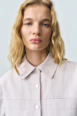 Cazadora denim fruncida de Mango en Chaquetas para argentina