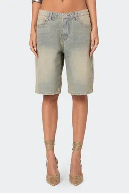 Bermudas denim shira de Edikted en Shorts para argentina