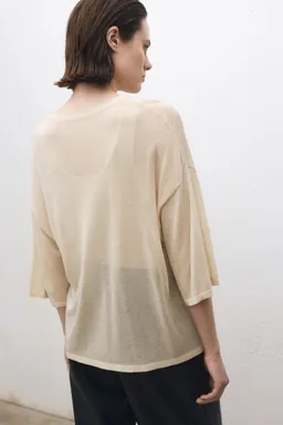 Jersey manga corta oversize de Mango en Buzos y Sweaters para argentina