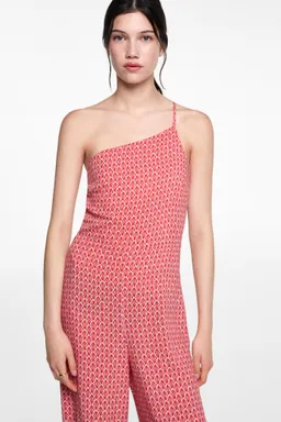 Mono asimétrico estampado de Mango Teen en Monos para argentina