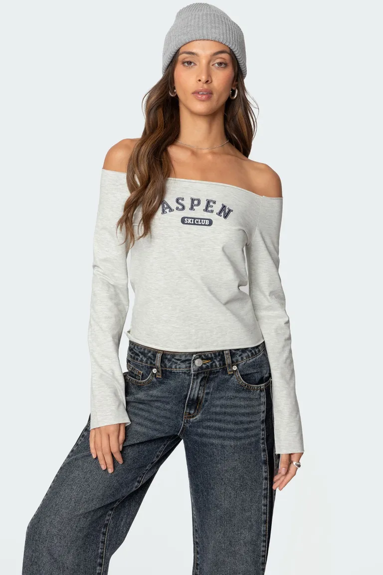 Top off shoulder aspen ski de Edikted en Tops para argentina