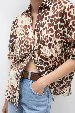 Camisa estampada algodón de Mango en Camisas para argentina