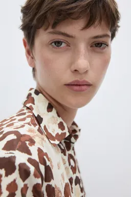Camisa estampada algodón de Mango en Camisas para argentina