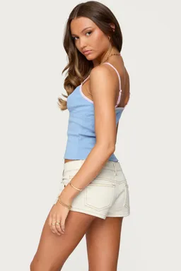 Musculosa cosette calada con copa de Edikted en Tops para argentina