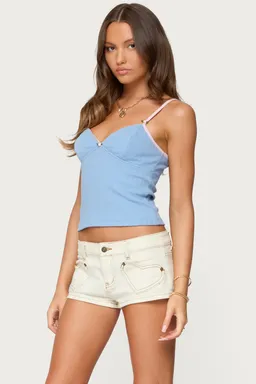 Musculosa cosette calada con copa de Edikted en Tops para argentina