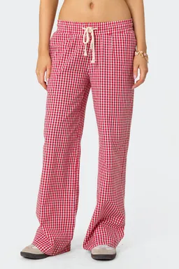 Pantalones gingham taya de Edikted en Pantalones para argentina