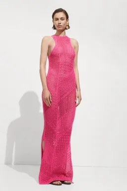 Vestido largo crochet de Mango en Vestidos para argentina