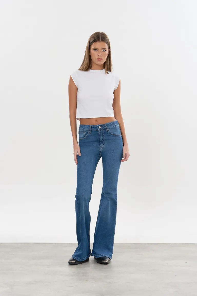 Jean denim oxford maddy de Magda en Pantalones para argentina