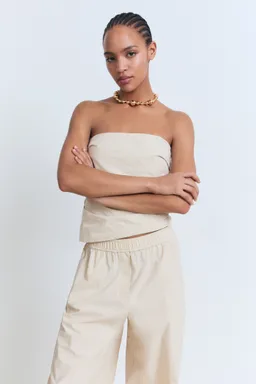 Top strapless asimétrico de Mango en Tops para argentina