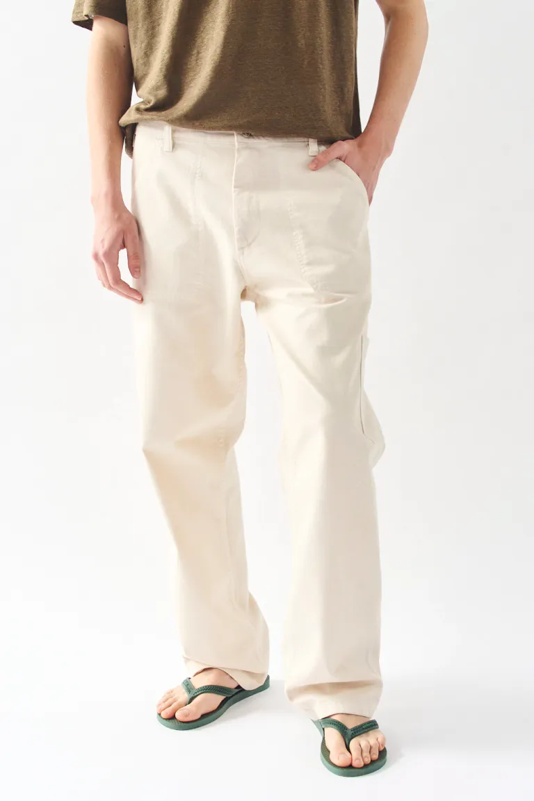 Pantalón de corte recto y color natural para hombre de Bensimon en Pantalones para argentina