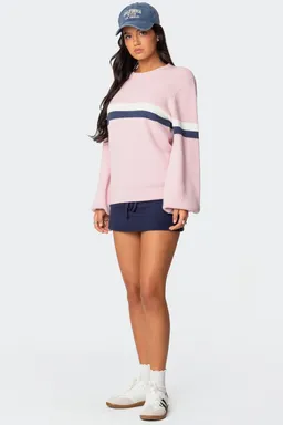 Nautical sweater oversize rayas de Edikted en Buzos y Sweaters para argentina