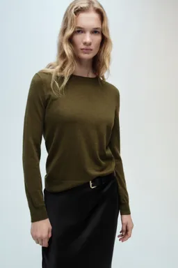 Sweater lana cuello redondo de Mango en Buzos y Sweaters para argentina