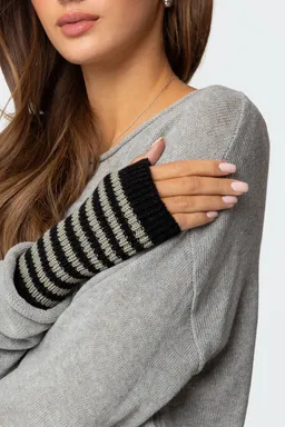 Guantes tejidos sin dedos de Edikted en Guantes para argentina