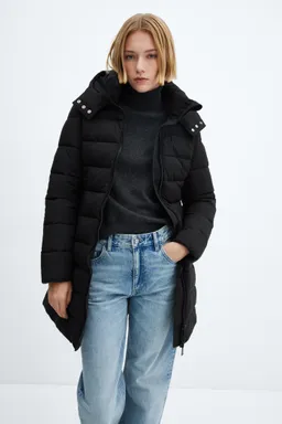 Anorak acolchado con capucha de Mango en Chaquetas para argentina
