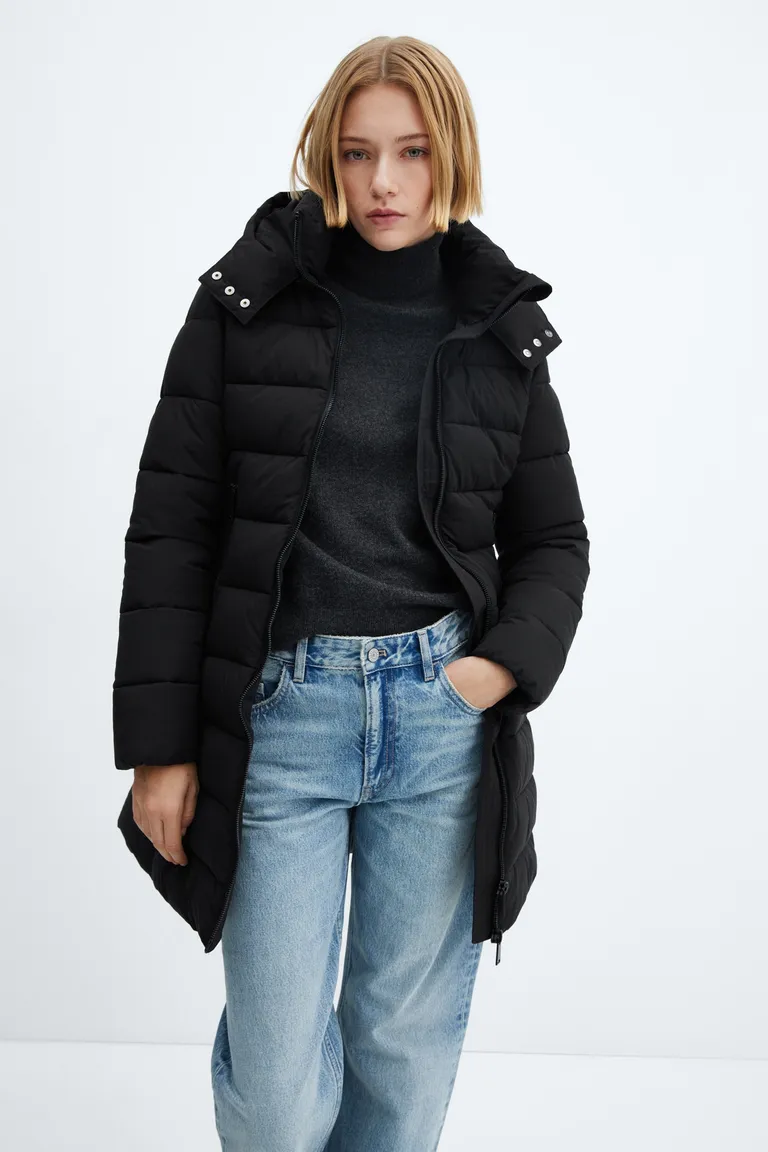 Anorak acolchado con capucha de Mango en Chaquetas para argentina