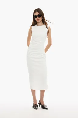 Vestido midi fruncido de Lefties en Vestidos para argentina