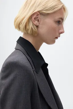 Blazer recta micro pata gallo de Mango en Blazers para argentina