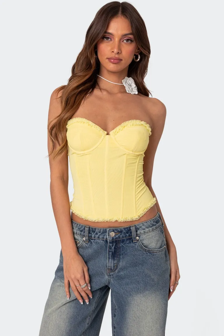 Corset deirdre con cordones de Edikted en Ropa Interior y Medias para argentina