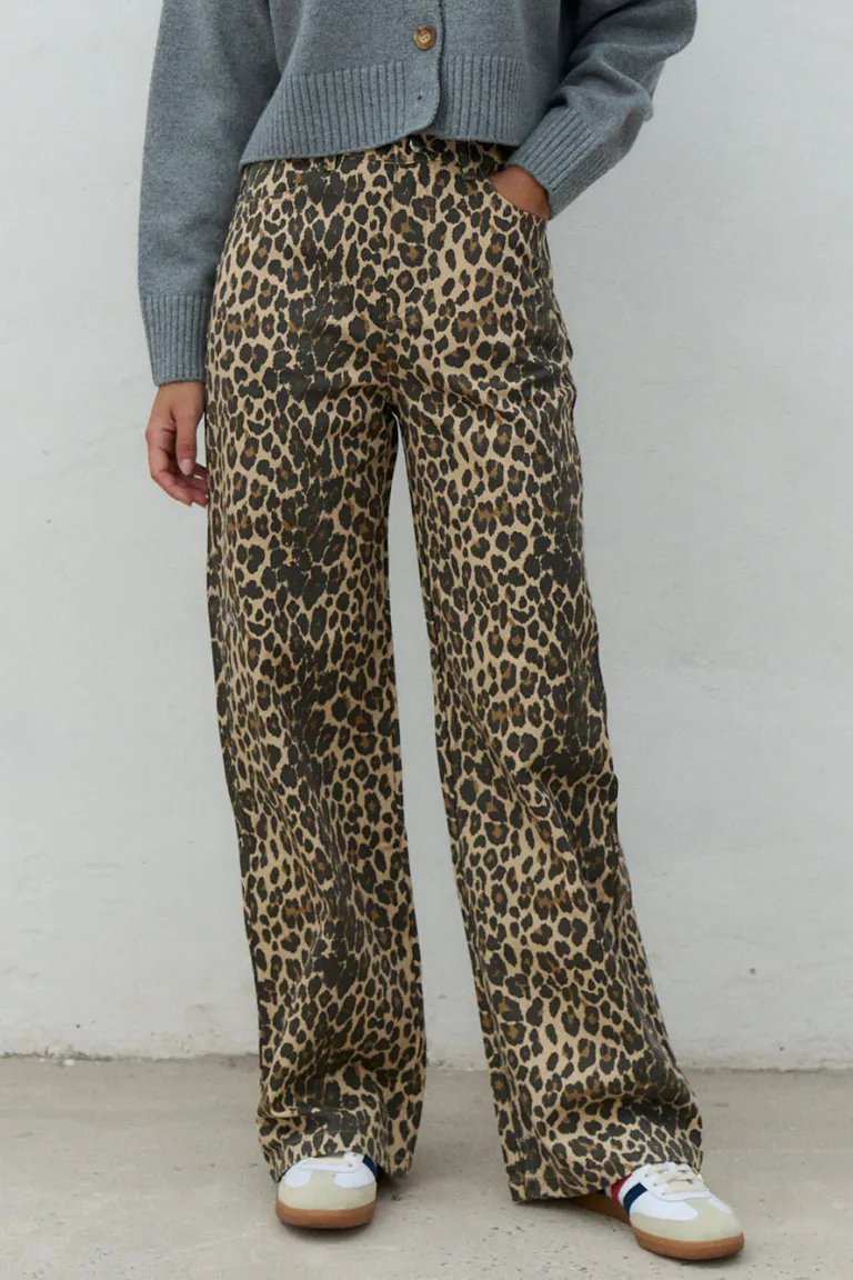 Pantalón Estampado Ancho de Sky en Pantalones para argentina