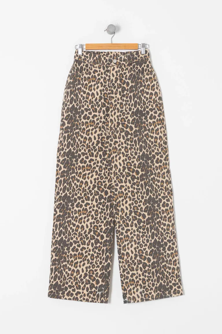 Pantalón Estampado Ancho de Sky en Pantalones para argentina