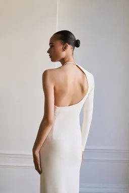 Vestido asimétrico espalda descubierta de Mango en Vestidos para argentina