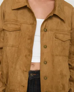 Bomber ristretto faux suede de Princess Polly en Chaquetas para argentina