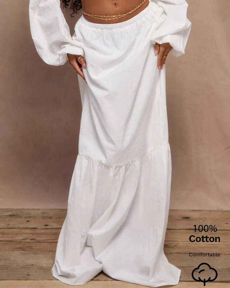 Falda larga vaporosa boho de Musera en Faldas para argentina