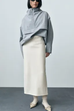 Falda midi mezcla lana de Mango en Faldas para argentina