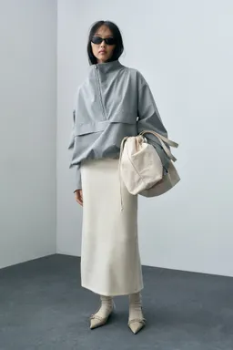 Falda midi mezcla lana de Mango en Faldas para argentina