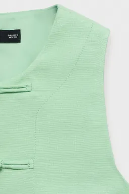 Chaleco traje mezcla lino de Mango en Chalecos para argentina