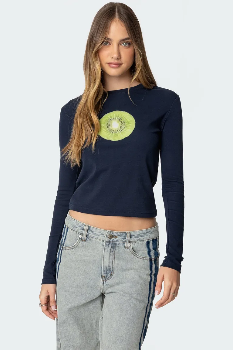 Remera manga larga kiwi de Edikted en Remeras para argentina