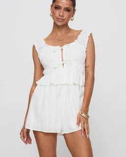 Mono elestrene blanco de Princess Polly en Monos para argentina